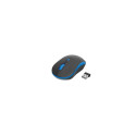 Gembird WIRELESS OPTICAL MUSW-4B-03-B 1600DP - Maus mouse Office Ambidextrous RF Wireless 1600 DPI