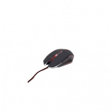 Gembird MUSG-001-R mouse Gaming Ambidextrous USB Type-A 2400 DPI