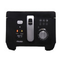 Mesko Home MS 4908 fryer Single 2.5 L Stand-alone 1800 W Deep fryer Black, Grey