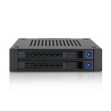 Icy Dock MB742SP-B drive bay panel Black