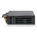Icy Dock MB606SPO-B drive bay panel Black