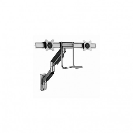 Gembird Laikiklis Adjustable wall 2-display mounting arm 17-32inch iki 8kg