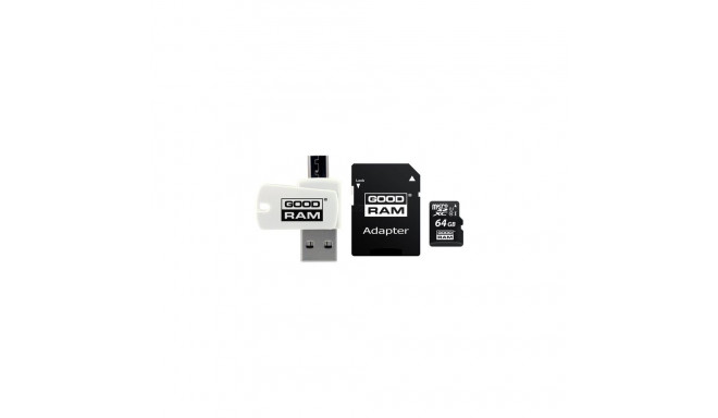 Goodram M1A4-0640R11 memory card 64 GB MicroSDHC UHS-I Class 10