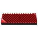 Jonsbo M.2-3 RED computer cooling system Solid-state drive Heatsink/Radiatior Black, Red 1 pc(s)
