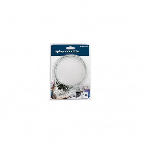 Gembird LK-K-01 cable lock Silver 1.8 m