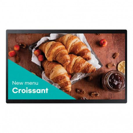 Samsung QB24C Digital signage flat panel 61 cm (24") LED Wi-Fi 250 cd/m² Full HD Black Buil
