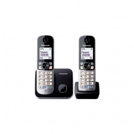 Panasonic KX-TG6812GB telephone DECT telephone Caller ID Black