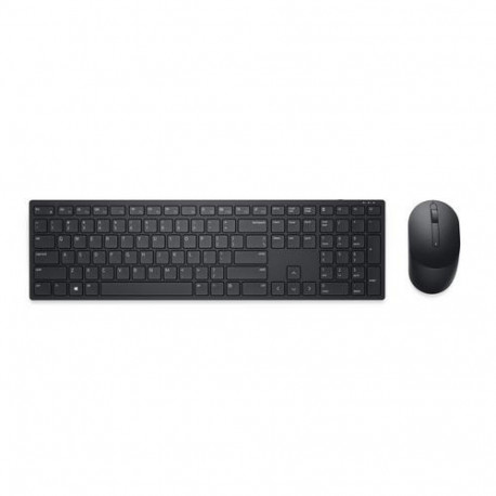 DELL Pro Keyboard and Mouse - KM5221W - US International (QWERTY) - Black - (RTL BOX)