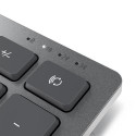 DELL KM7120W keyboard Mouse included Office RF Wireless + Bluetooth QWERTY Nordic Grey, Titanium