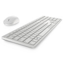 DELL KM5221W-WH keyboard Mouse included Office RF Wireless QWERTZ German White