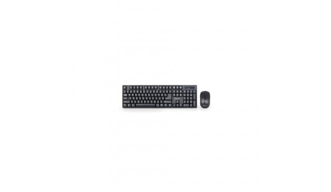 Gembird KBS-W-01 keyboard Mouse included Universal RF Wireless QWERTY English Black