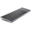 DELL KB740 keyboard Office RF Wireless + Bluetooth QWERTY Nordic Grey, Black