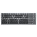 DELL KB740 keyboard Office RF Wireless + Bluetooth QWERTZ German Grey, Black