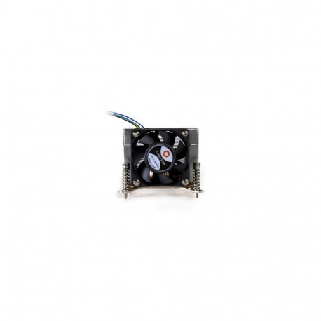 Dynatron K666R1 computer cooling system Processor Air cooler 6 cm Aluminium, Black 1 pc(s)