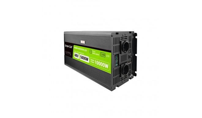 Green Cell Przetwornica napicia PowerInverter LCD 48 V 5000W/10000W Przetwornica samochodowa z wywie