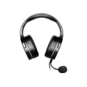 MSI IMMERSE GH20 Gaming Headset &#039;3.5mm inline with audio splitter accessory, Black, 40mm Dr