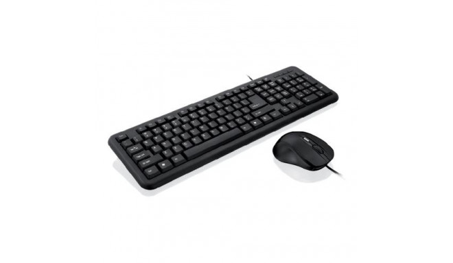 iBox OFFICE KIT II keyboard Mouse included USB QWERTY English Black