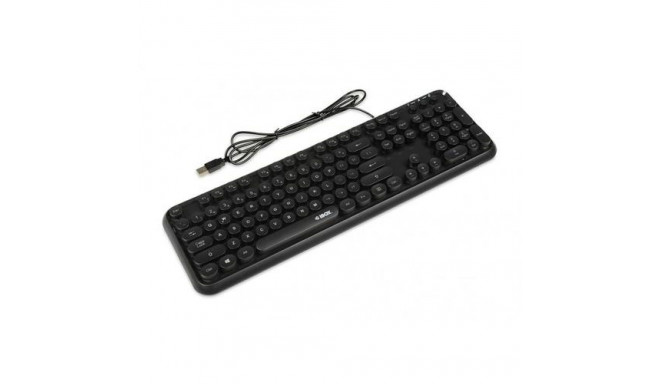 iBox PULSAR keyboard USB QWERTY Black