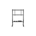Techly Floor Stand with Shelf for 45-90&quot; LCD/LED/Plasma TV