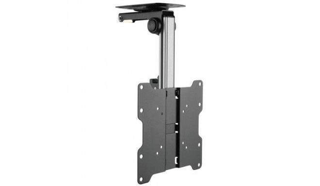 Techly Fold-Up Retractable Ceiling Mount for TV LED/LCD 17&quot;-37&quot; Black