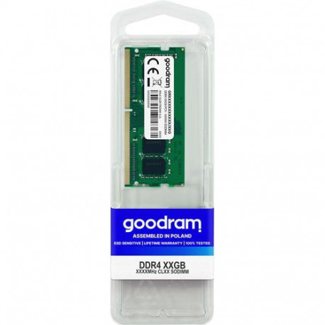 Goodram GR2666S464L19/16G memory module 16 GB 1 x 16 GB DDR4 260-pin SO-DIMM