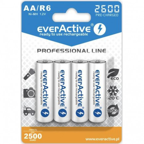 Everactive EVHRL6-2600 household battery Rechargeable battery Nickel-Metal Hydride (NiMH)