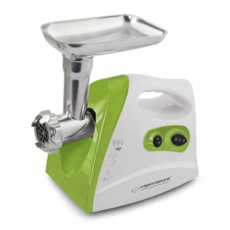 Esperanza EKM012G mincer 600 W Green, Stainless steel, White