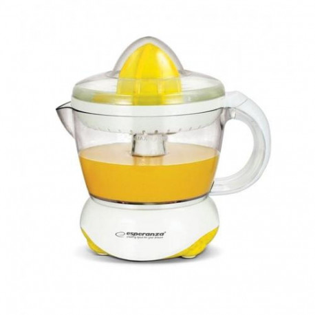 Esperanza EKJ001Y electric citrus press 0.7 L 25 W White, Yellow