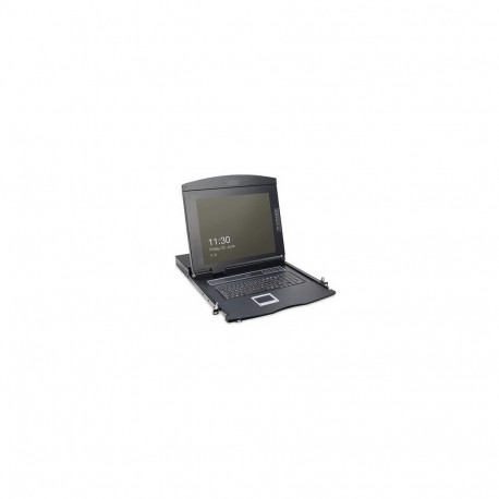 Digitus 17" LCD KVM Console, 8-Port VGA, US Keyboard