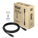 CLUB3D USB Gen1 Type-C Extension Cable 5Gbps 60W(20V/3A) 4K60Hz M/F 1m/3.28ft