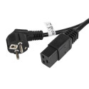 Lanberg CA-C19C-10CC-0018-BK power cable Black 1.8 m CEE7/7 C19 coupler Lanberg CA-C19C-10CC-0018-BK power cable Black 1.8 m CEE7/7 C19 coupler