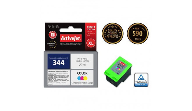 Activejet AH-344R ink (replacement for HP 344 C9363EE; Premium; 21 ml; color)