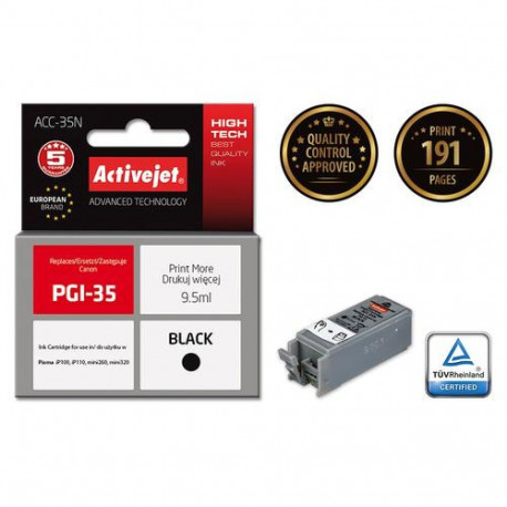 Activejet ACC-35N ink (replacement for Canon PGI-35; Supreme; 9.5 ml; black)