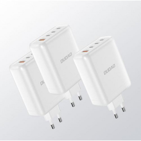 DUDAO A140 140W GaN Adapter Universal White AC Fast charging Indoor