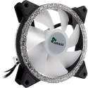 Inter-Tech RS-071 RGB Computer case Fan 12 cm Black, White