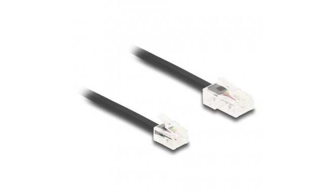 DeLOCK Telephone Cable RJ45 plug to RJ11 plug black 2 m
