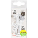 2GO 795637 USB cable 1 m USB A Micro-USB B/Lightning White