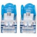 Intellinet Network Patch Cable, Cat7 Cable/Cat6A Plugs, 7.5m, Blue, Copper, S/FTP, LSOH / LSZH, PVC,