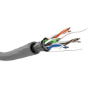 Goobay CAT 5e Network Cable, F/UTP, grey, 100m