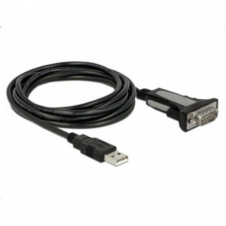DeLOCK 65962 serial cable Black 3 m USB Type-A DB-9