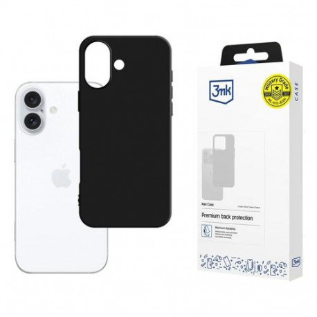 3MK Matt Case mobile phone case 17 cm (6.7") Cover Black