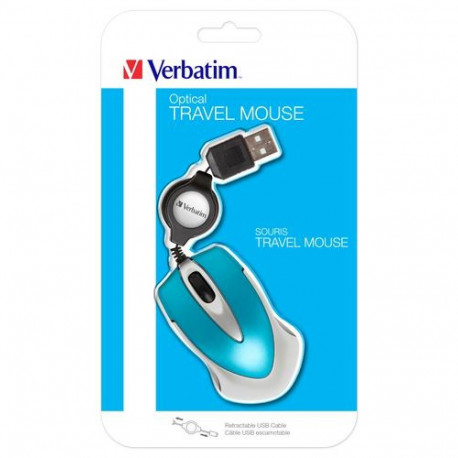 Verbatim Go Mini mouse Office Ambidextrous USB Type-A Optical 1000 DPI