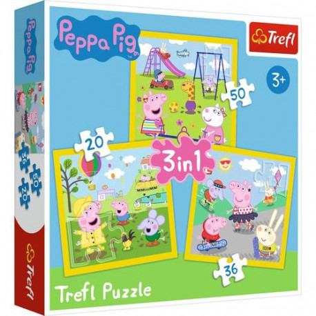 Peppa Pig 3 in 1 Peppa's happy day
