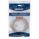 Intellinet Network Patch Cable, Cat6, 15m, Grey, CCA, U/UTP, PVC, RJ45, Gold Plated Contacts, Snagle