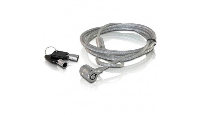 DeLOCK Notebook security lock with key cable lock 1.8 m