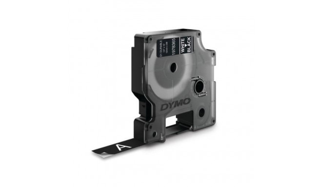 DYMO D1 Durable - White on Black - 12mm
