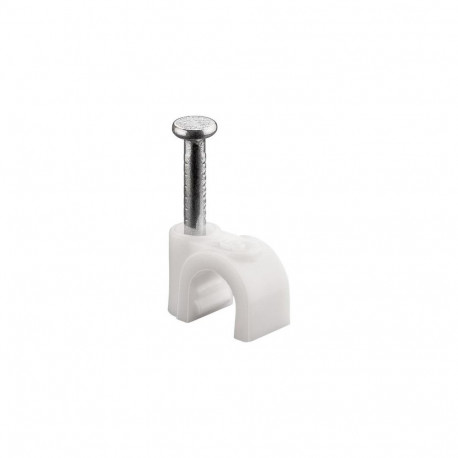 Goobay Cable Clip 5 mm, white