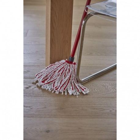 Vileda Microfibre &amp; Power Mop head Red, White