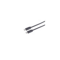 S/CONN 13-48005 USB cable USB 3.2 Gen 2x2 0.25 m USB C Black