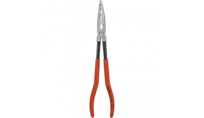 KNIPEX Long Reach Needle Nose Pliers with transverse profiles